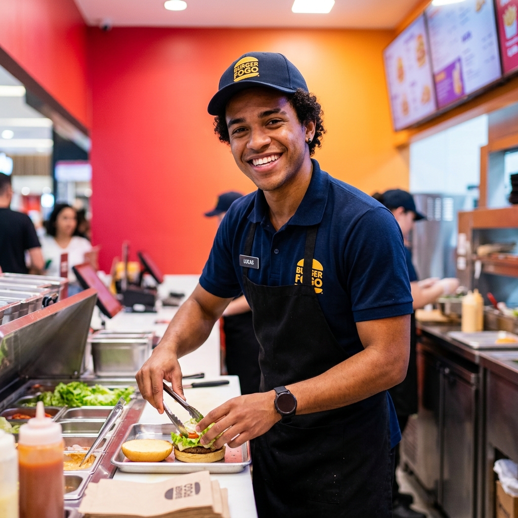 Atendente Fast Food